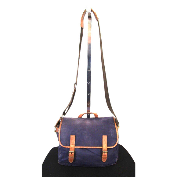 United By Blue Canvas & Leather Crossbody Messenger Bag - Picture 2 of 12